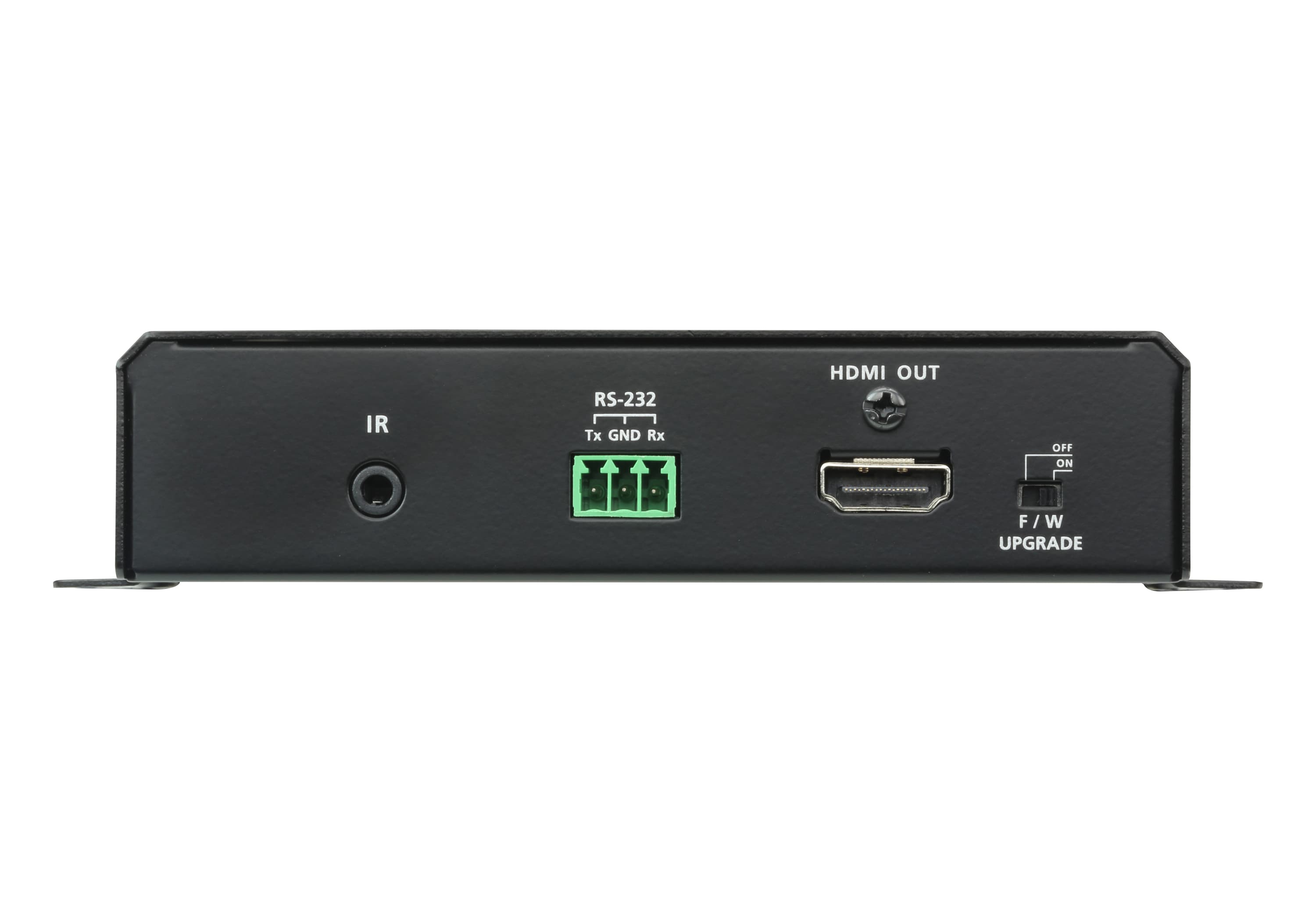 ATEN VE816R 4K HDMI HDBaseT Receiver with Scaler (4K@100m) - connector panel view