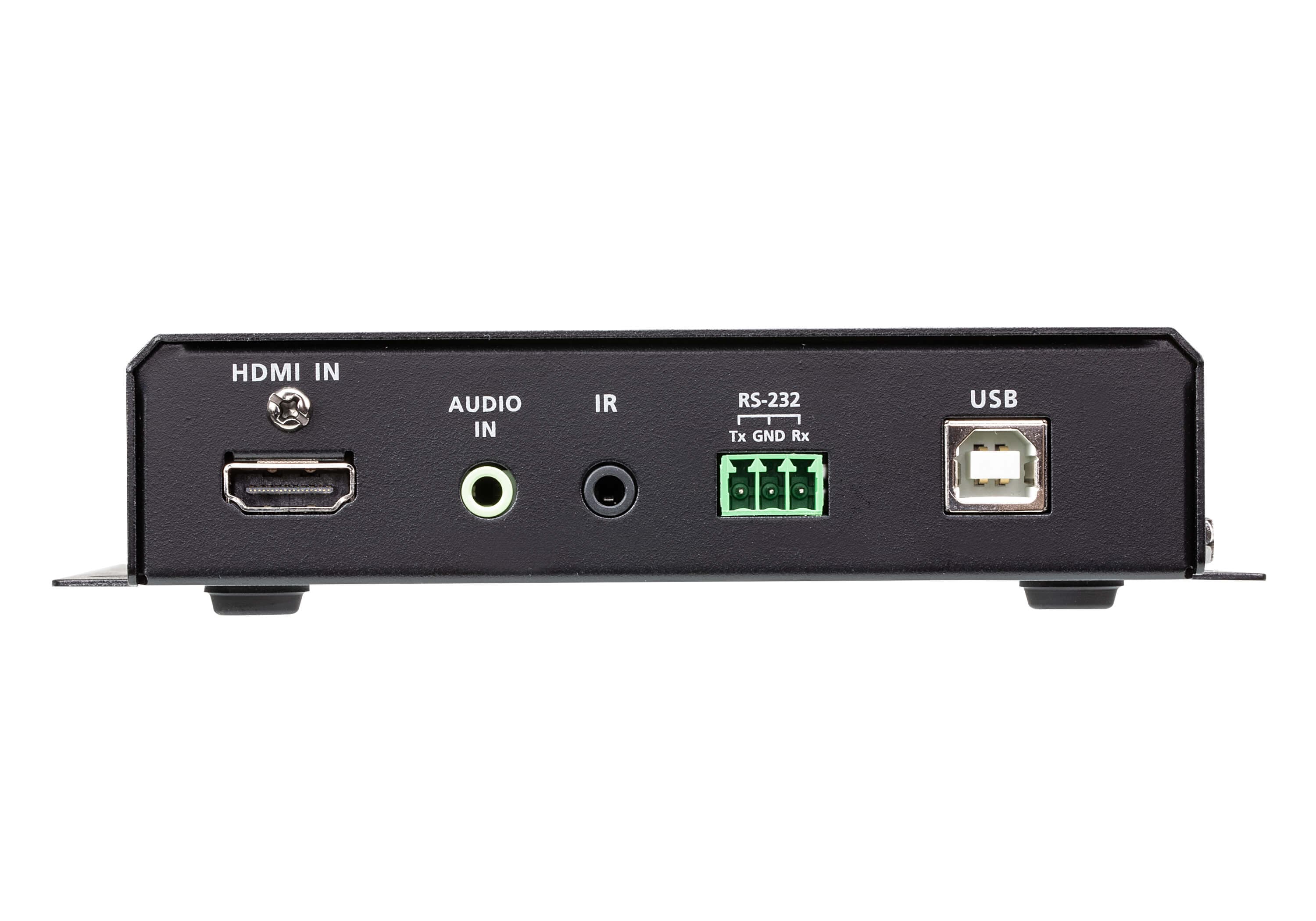 ATEN VE8952T 4K HDMI over IP Transmitter with PoE - connector panel view