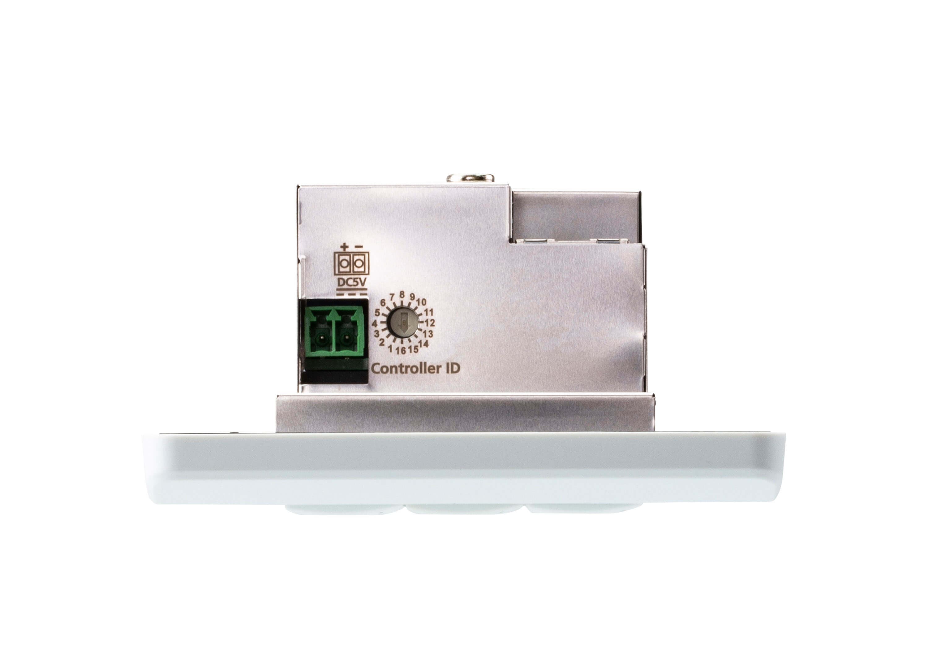 ATEN VK0200 Control System 12-button Control Pad (EU, 2 Gang) - connector panel view