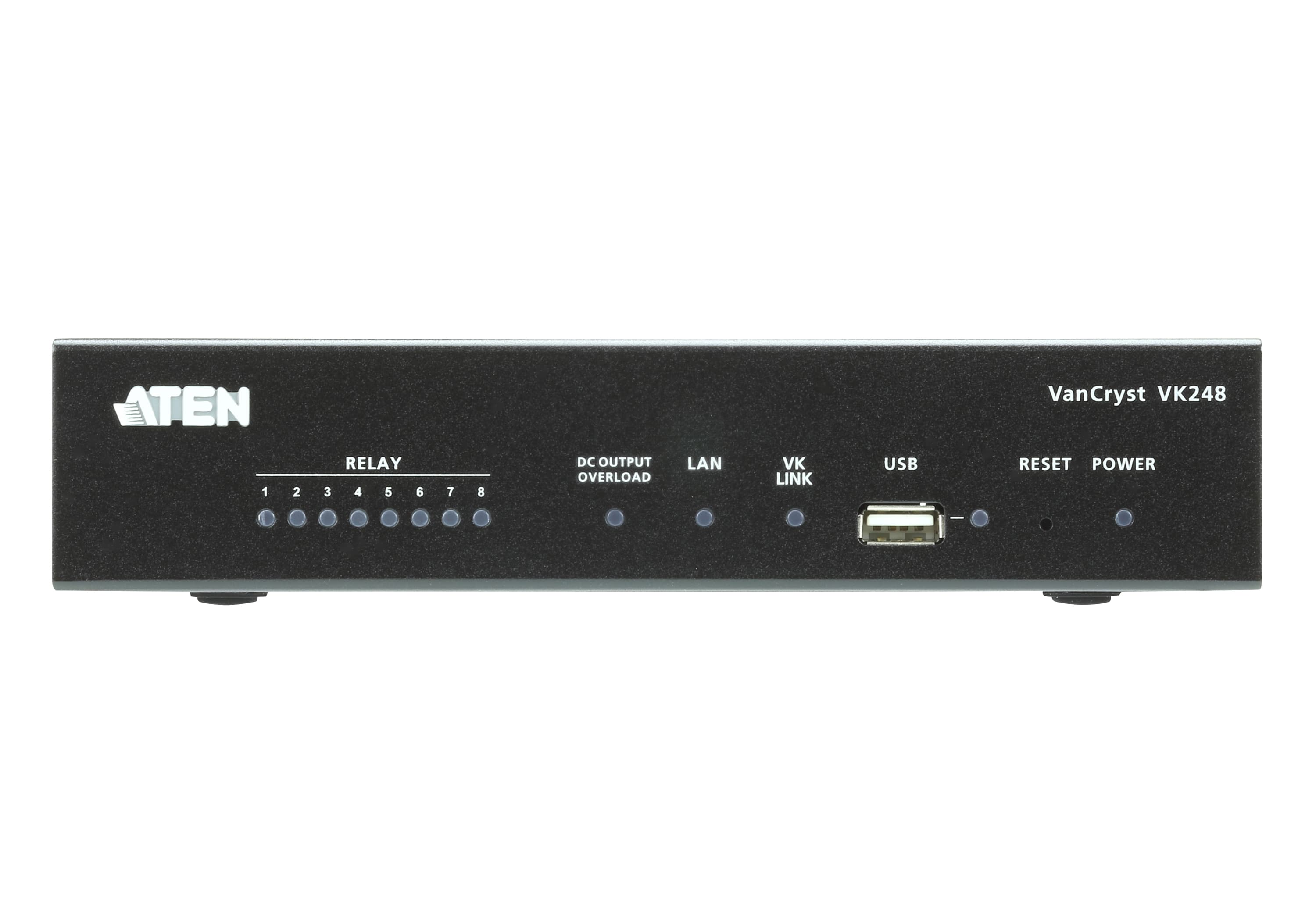 ATEN VK248 8-Channel Relay Expansion Box - connector panel view