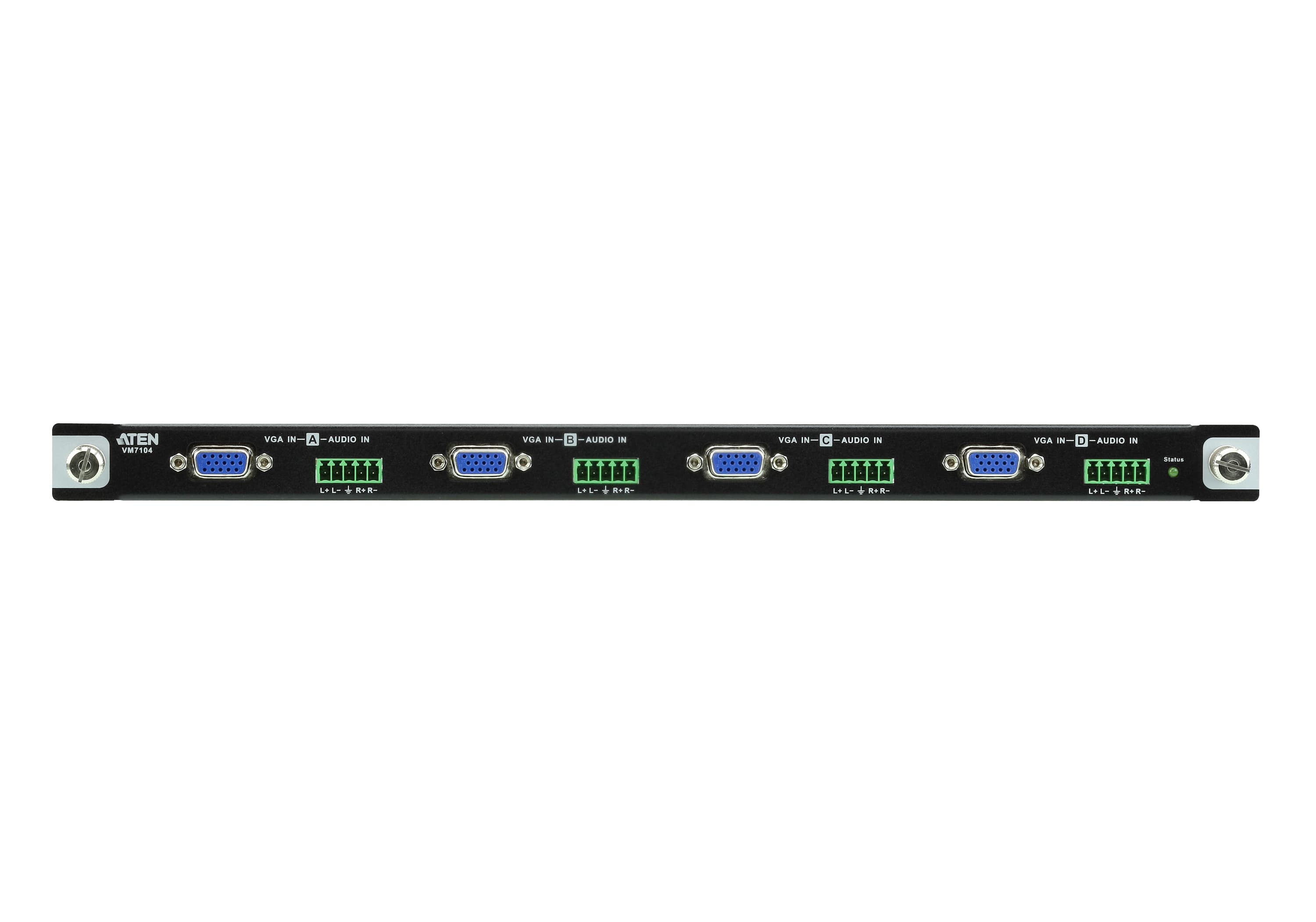 ATEN VM7104 4-Port VGA Input Board - connector panel view