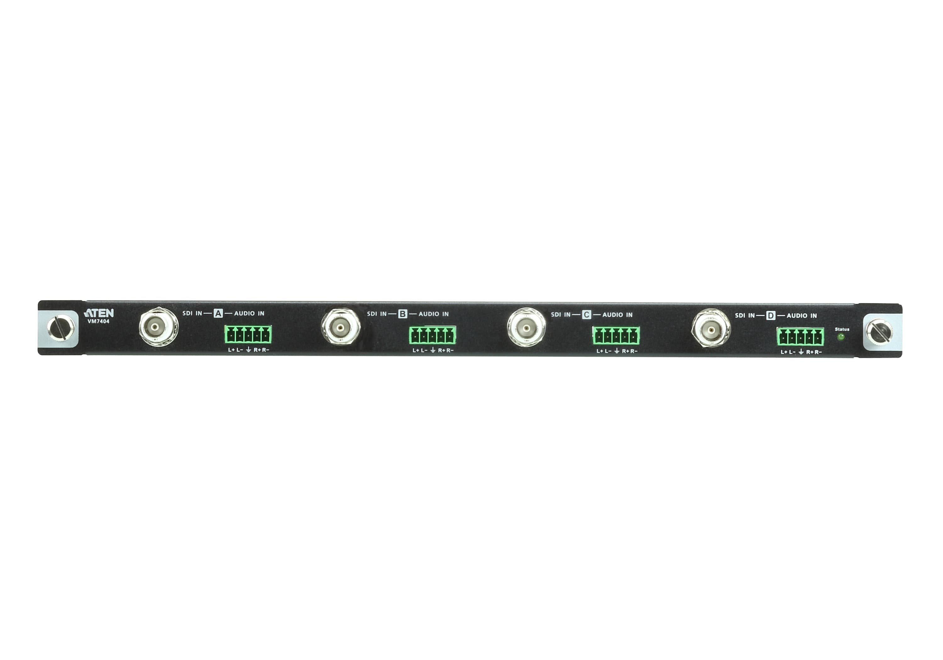 ATEN VM7404 4-Port 3G-SDI Input Board - connector panel view