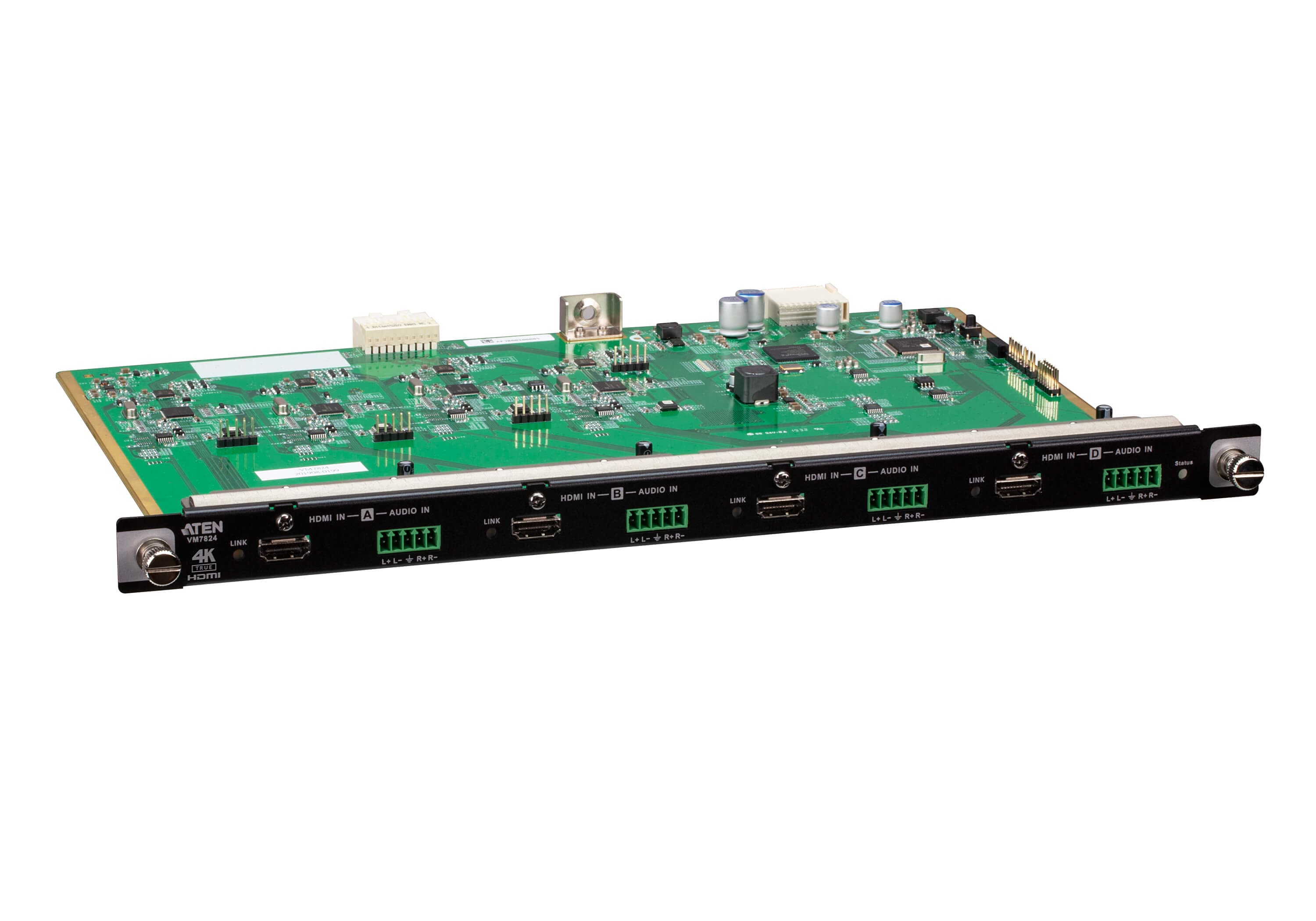 ATEN VM7824 4-Port True 4K HDMI Input Board - connector panel view