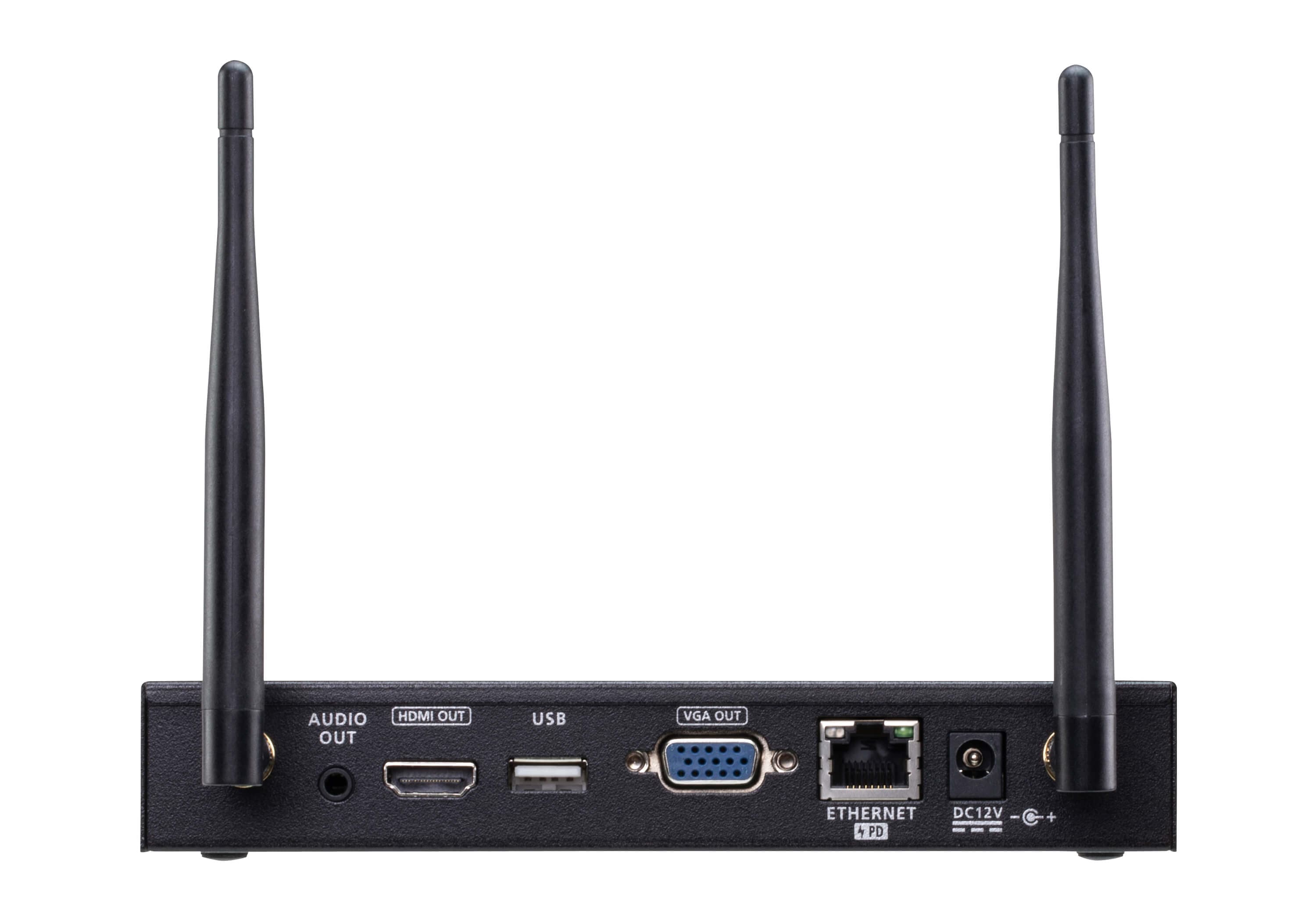 ATEN VP2020 4K Wireless Presentation Switch - connector panel view