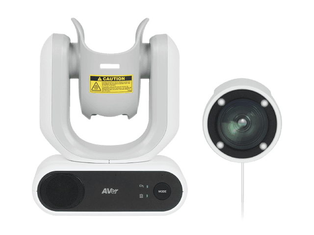 AVer MD330U with the camera head detached from the yoke and shown separately on its cable