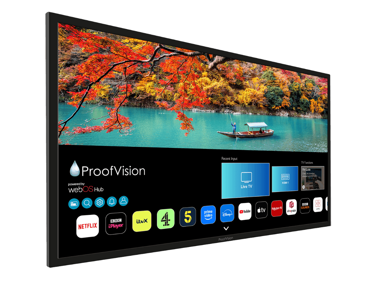 ProofVision Lifestyle Plus MX 55-inch outdoor TV — manufacturer product view