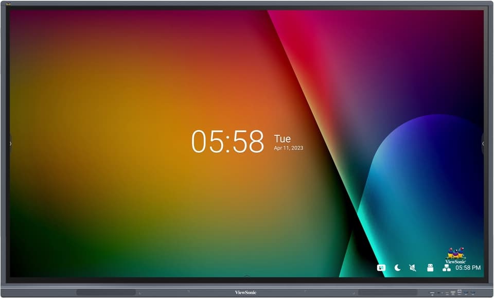 ViewSonic ViewBoard IFP6533-G 65" interactive display, front view