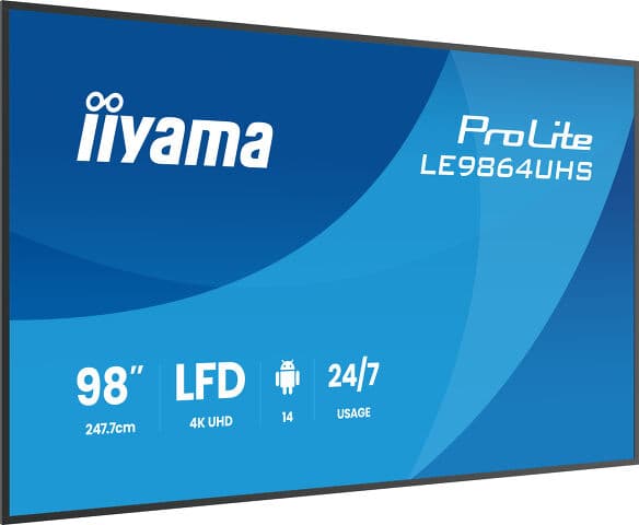 iiyama ProLite LE9864UHS-B1AG 98" Signage Display
