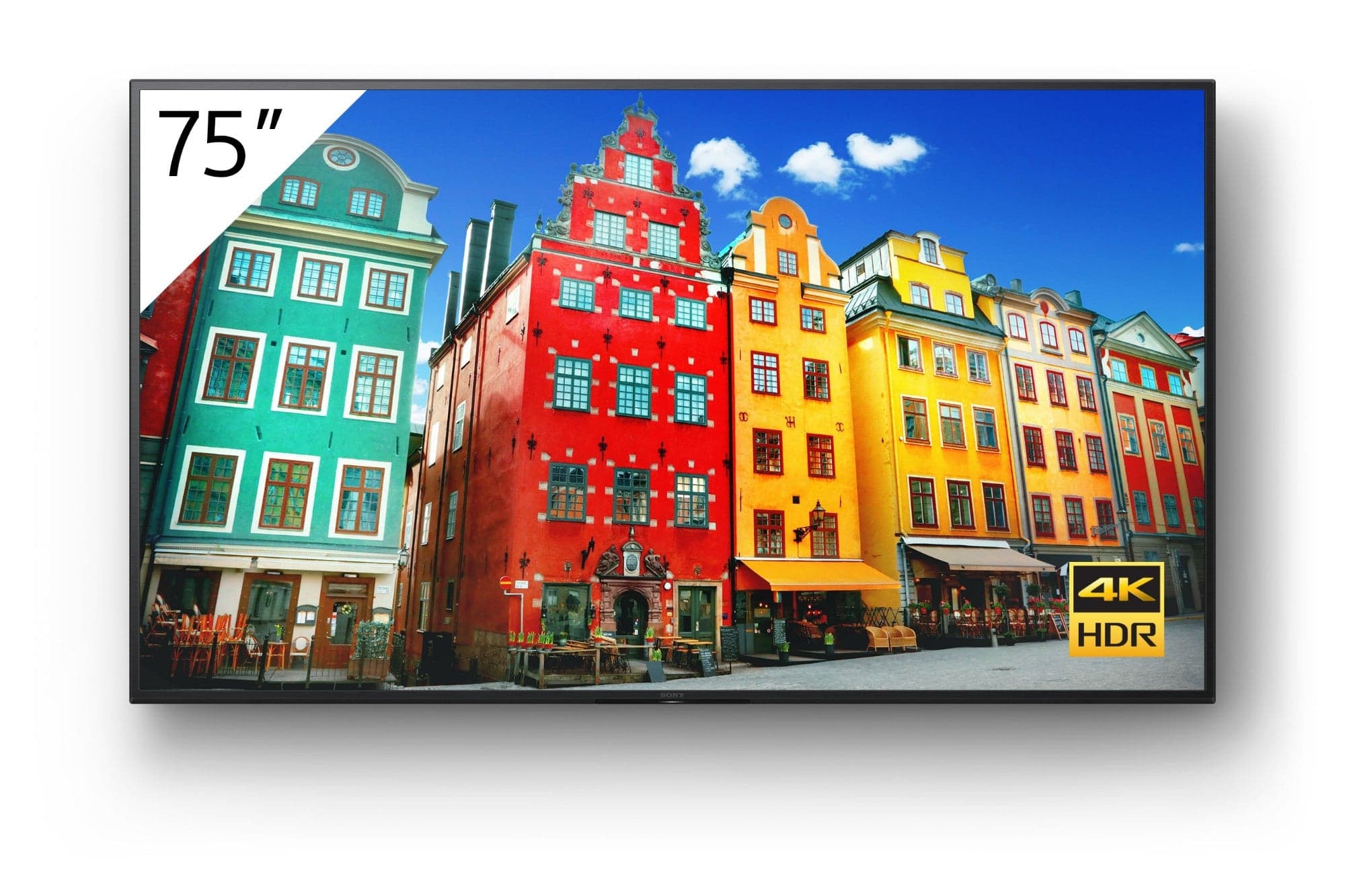 Sony FW-75EZ20L Signage Display Digital signage flat panel 190.5 cm (75") LED Wi-Fi 350 cd/m² 4K Ultra HD Black Android 16/7
