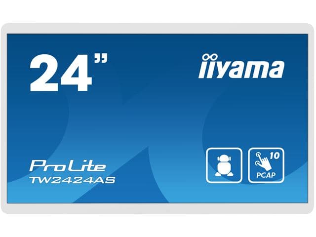 iiyama ProLite TW2424AS-W1 24 inch touch panel front view