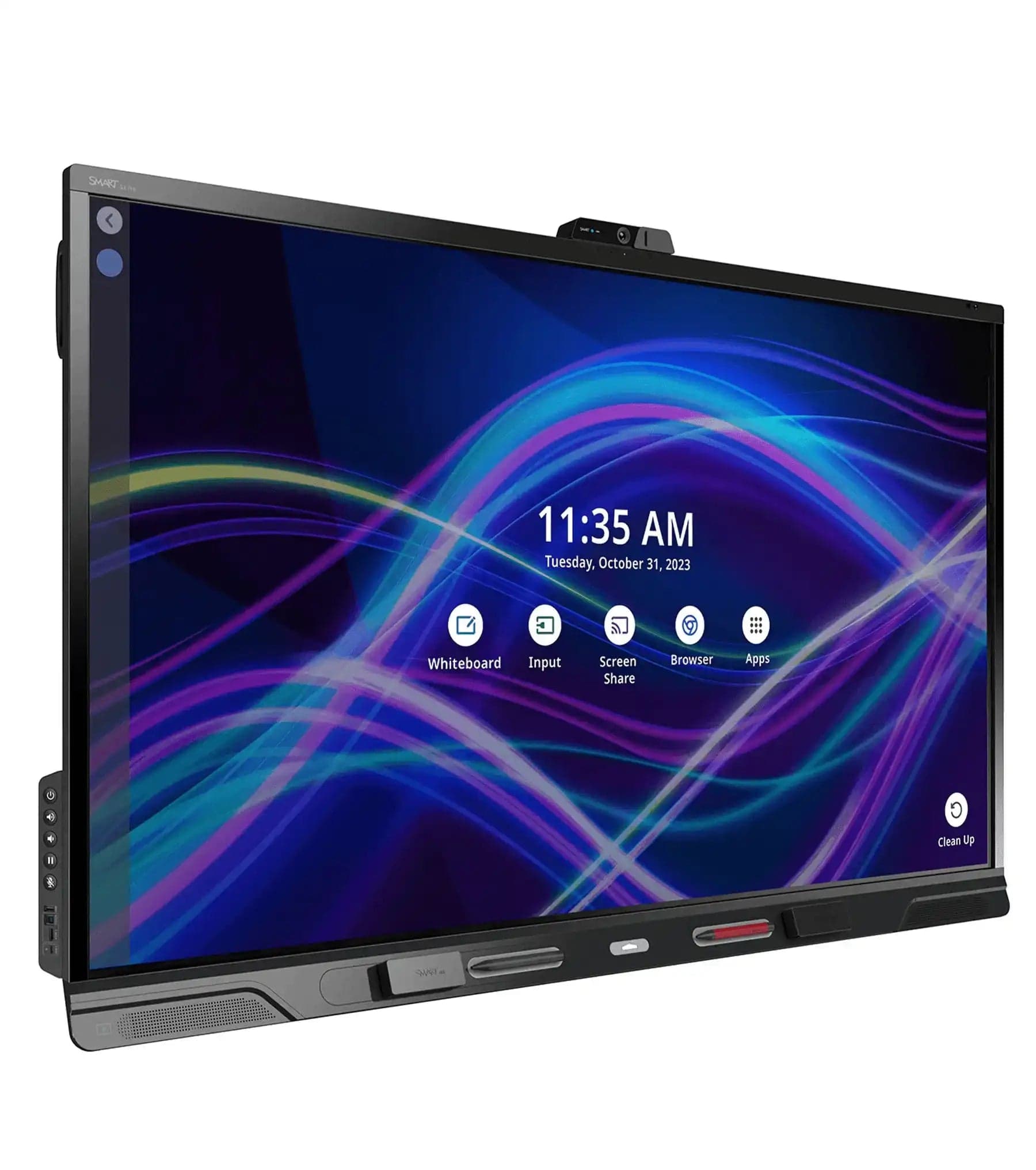 SMART Board QX Pro series interactive display — generic series chassis/software image, not size-specific to the 65" SBID-QX265-P