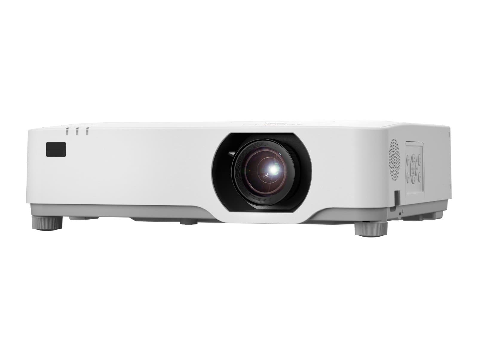 Sharp P621U WUXGA laser projector in white, upper three-quarter view