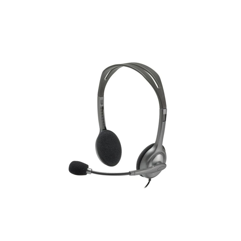 Logitech H111 Binaural Head-band Grey