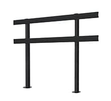 B-Tech BT9372-ABSX163/B Bolt-Down AIO Videowall Stand