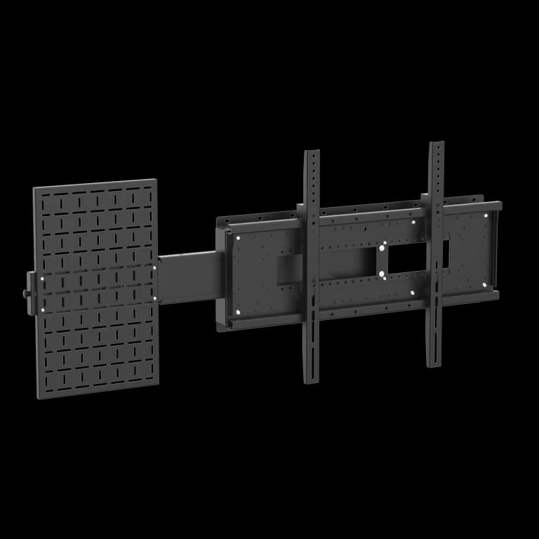 Loxit Flat to Wall Screen Mount with Slide Out AV Tray For 75-98" Screens