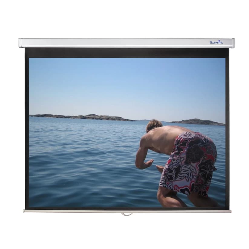 Sapphire 1:1 Ratio 1.8m Manual Projector Screen