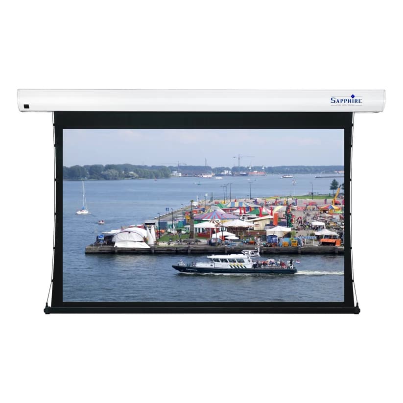 Sapphire 16:10 Ratio - 2.4m Electric Projector Screen - - Tab-Tensioned