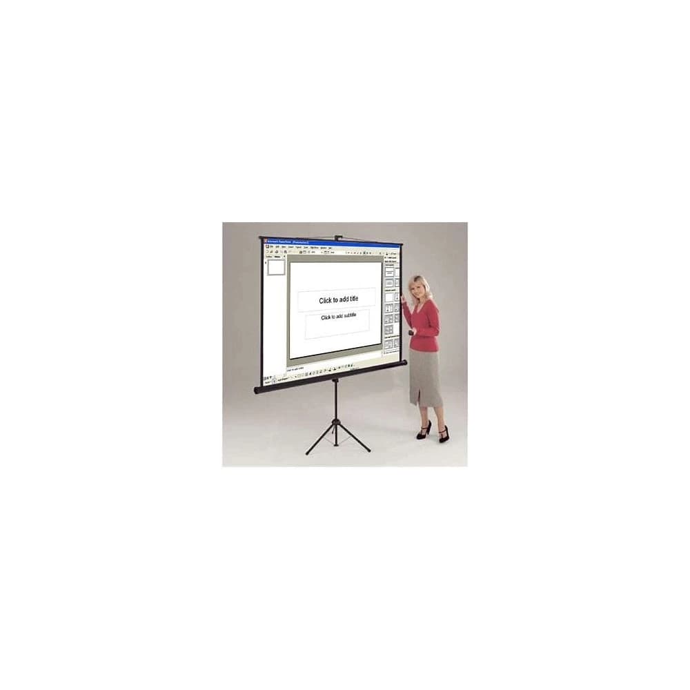 Metroplan Eyeline Presenter Tripod Screen - 1250 x 1250mm (WxH)