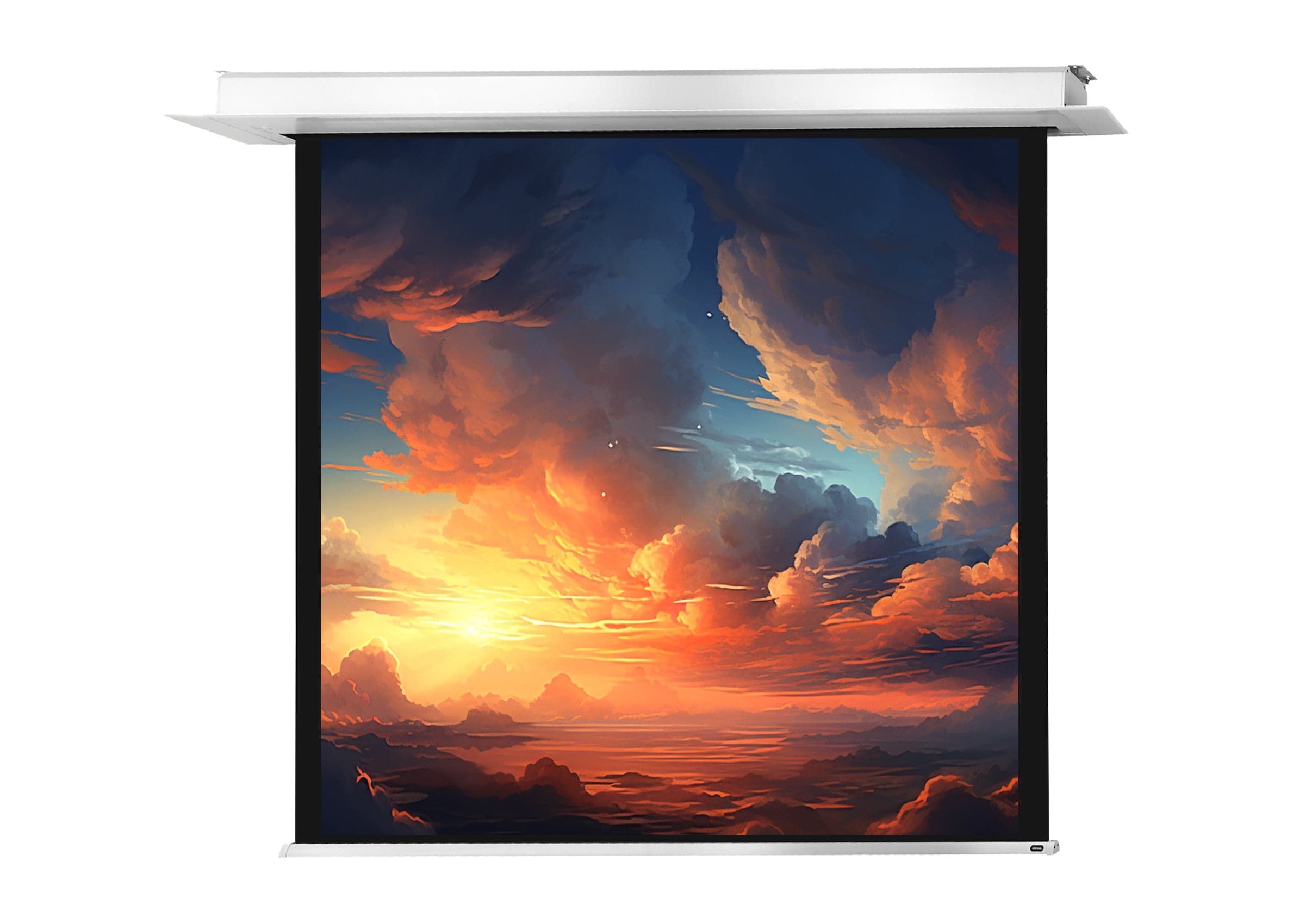 Celexon Ceiling Recessed Electric Professional Plus Projector Screen - 16:9 / 280 x 158 cm — manufacturer range image; shown screen may be a different size in this range