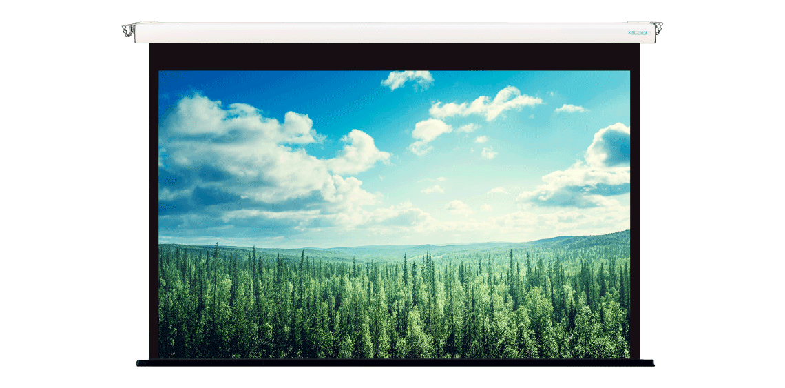 ScreenLine Lodo 5.40m 16:10 Large Venue Electric Projection Screen — manufacturer range image; shown screen may be a different size in this range