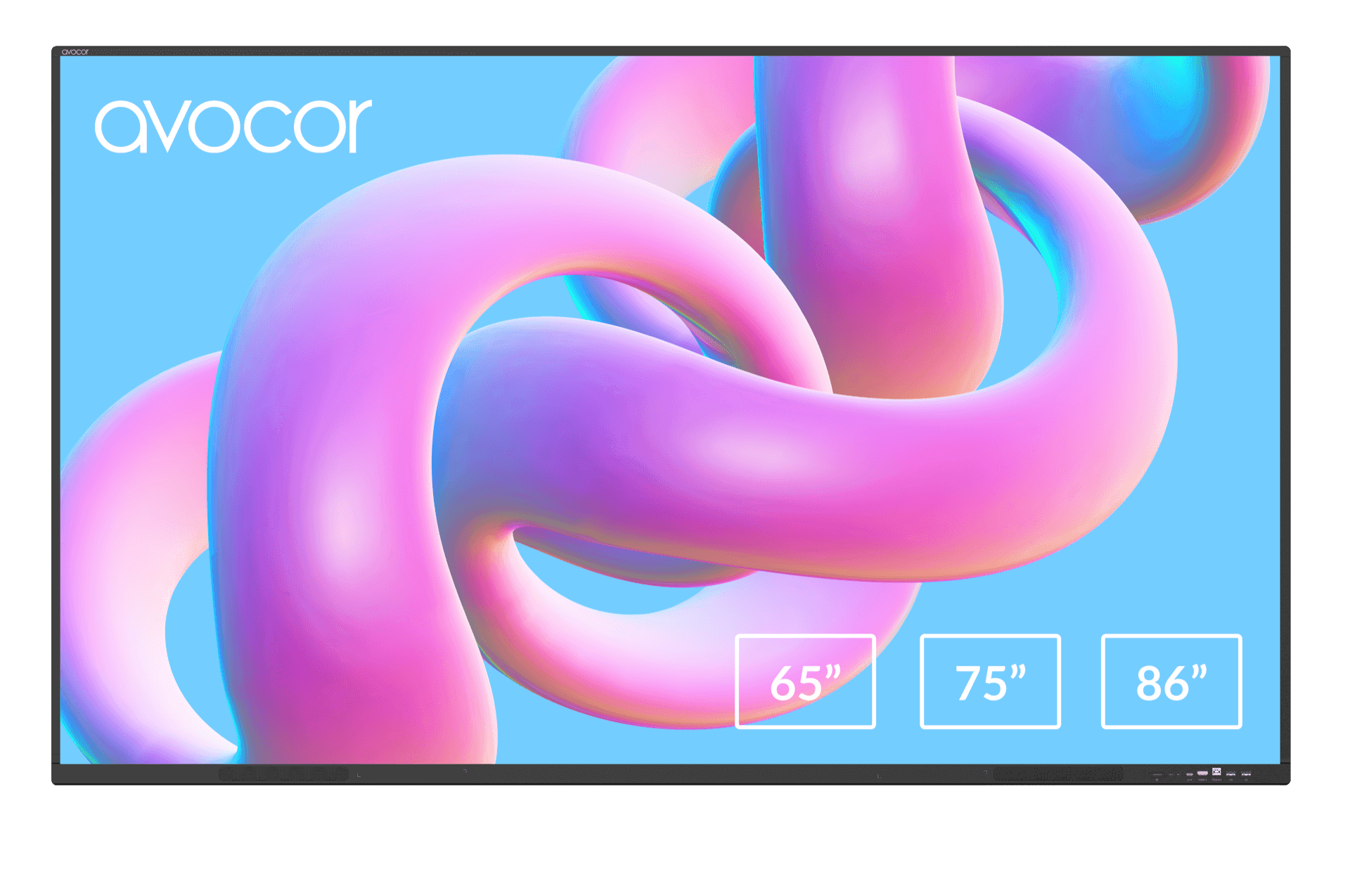 Avocor S Series — manufacturer series image; this listing is the 65" AVS-6510E variant