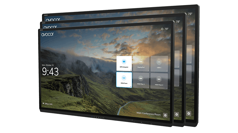 Avocor G Series — manufacturer series image; this listing is the 65" AVG-6560 variant