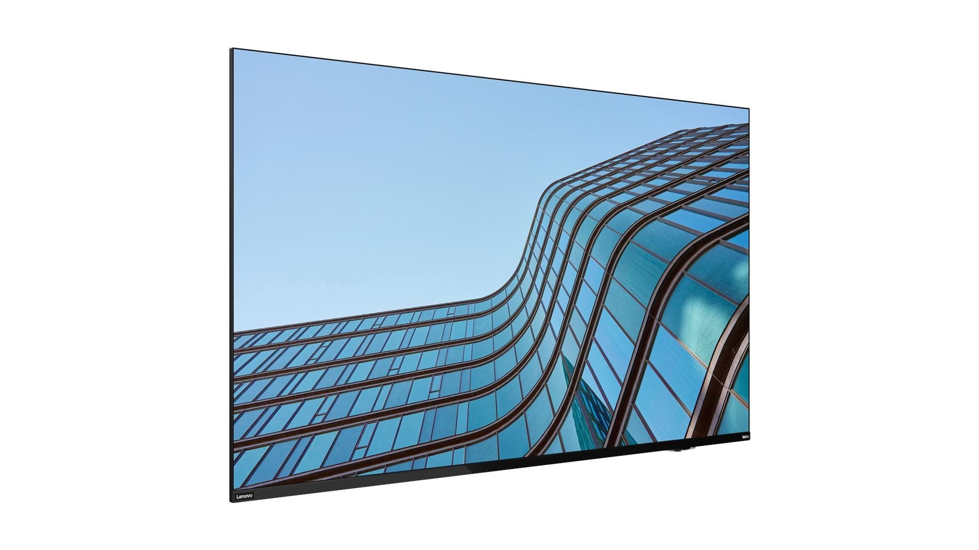 Lenovo ThinkVision E55 LFD 55-inch commercial display, official Lenovo product image of the E55 LFD panel