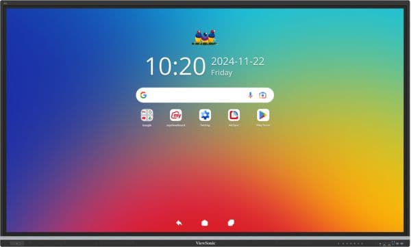 ViewSonic IFP8651-3C 86-inch ViewBoard interactive display, shown with the IFP8651 series product photograph