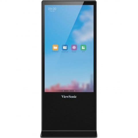 ViewSonic EP5542 55-inch digital ePoster — ViewSonic publishes the EP5542T photograph for this model, so this shows the touch variant of the same chassis