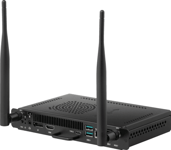 ViewSonic VPCF5-W55-G1-2A OPS slot-in PC — ViewSonic publishes one VPCF5-2A series photograph covering both the Windows and UEFI Shell variants