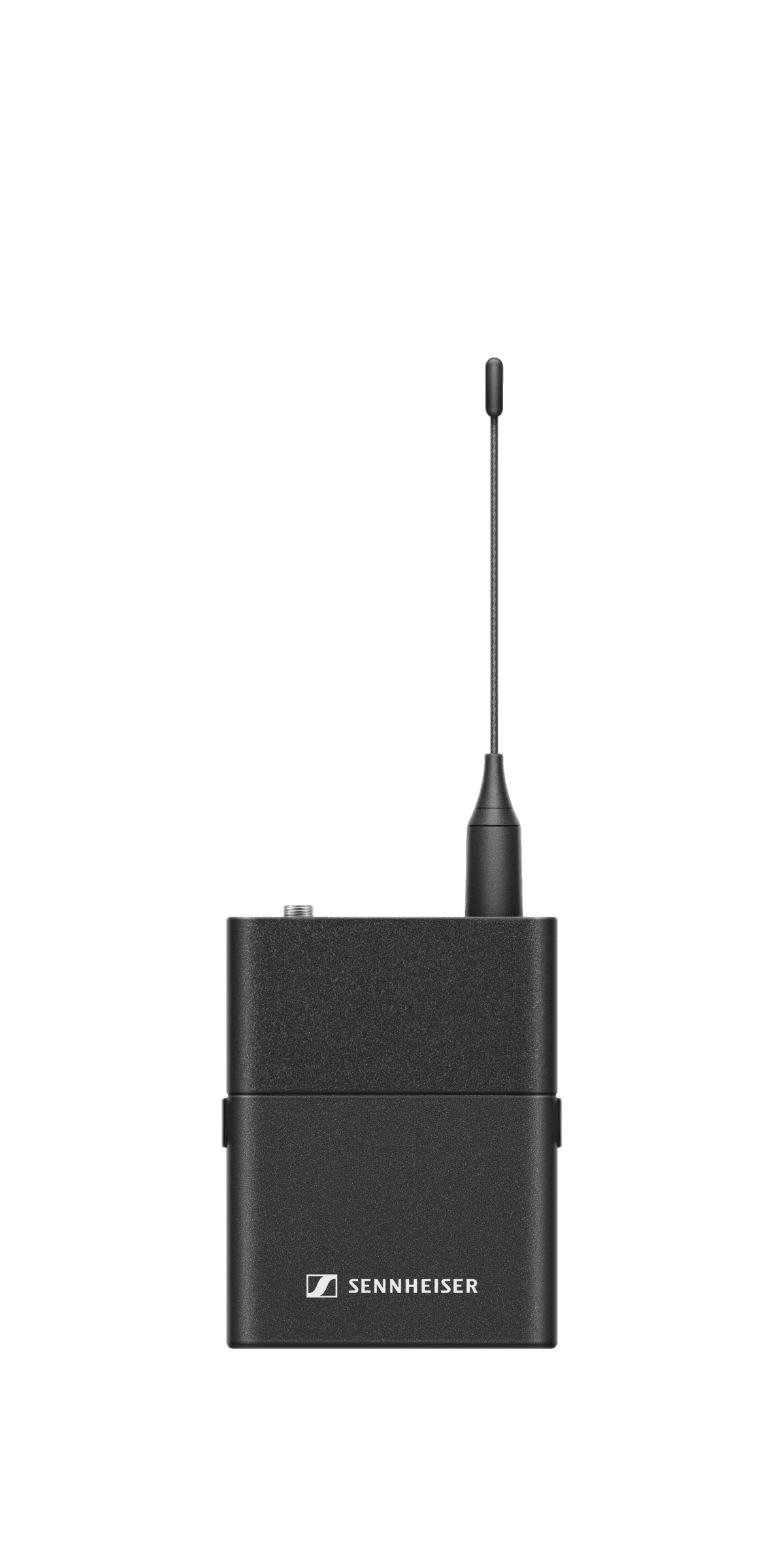 Sennheiser EW-D SK digital wireless bodypack transmitter, front view. Manufacturer product shot; the housing is the same across all frequency bands.