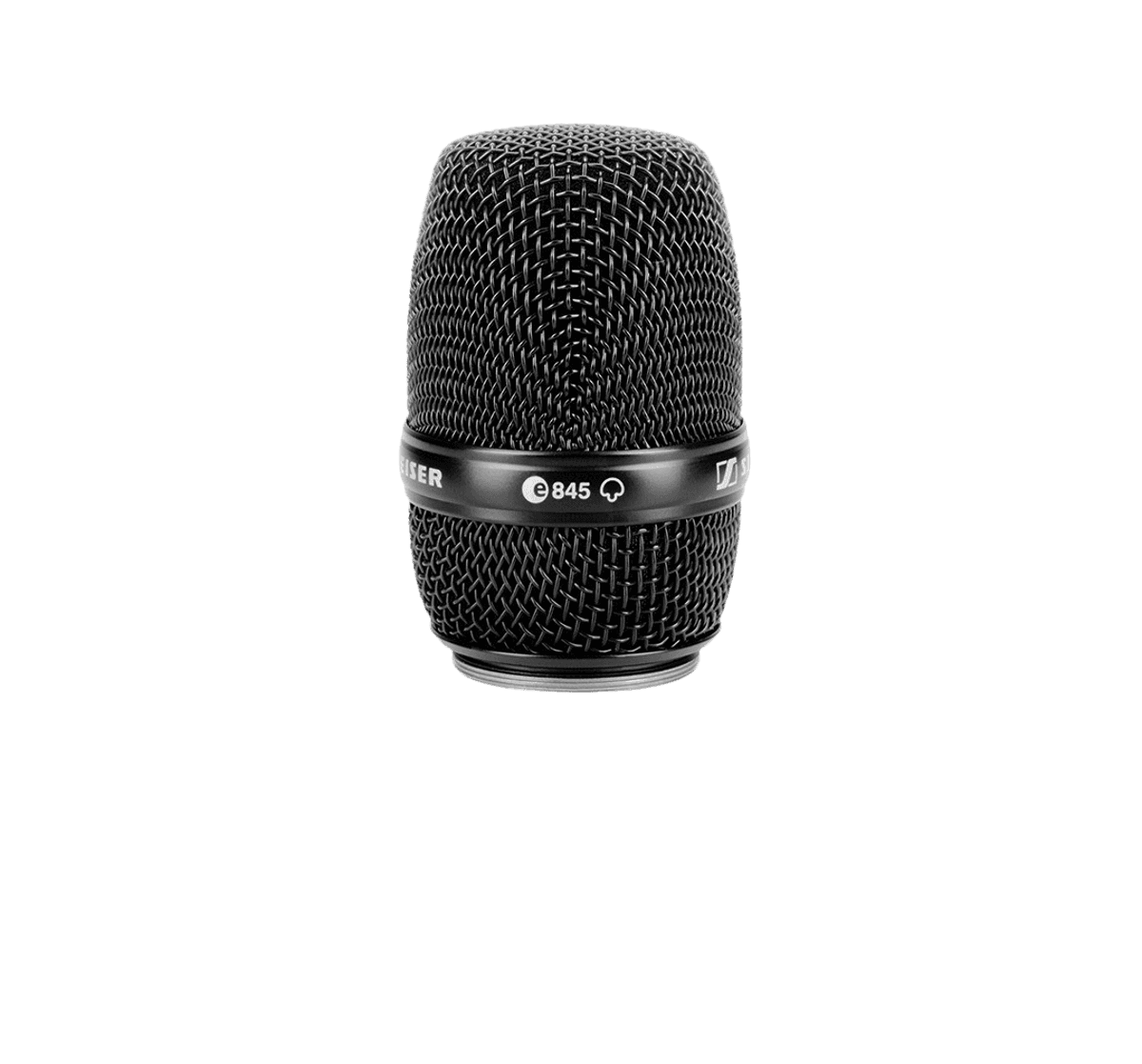 Sennheiser MMD 845 dynamic super-cardioid microphone capsule. Manufacturer product shot.