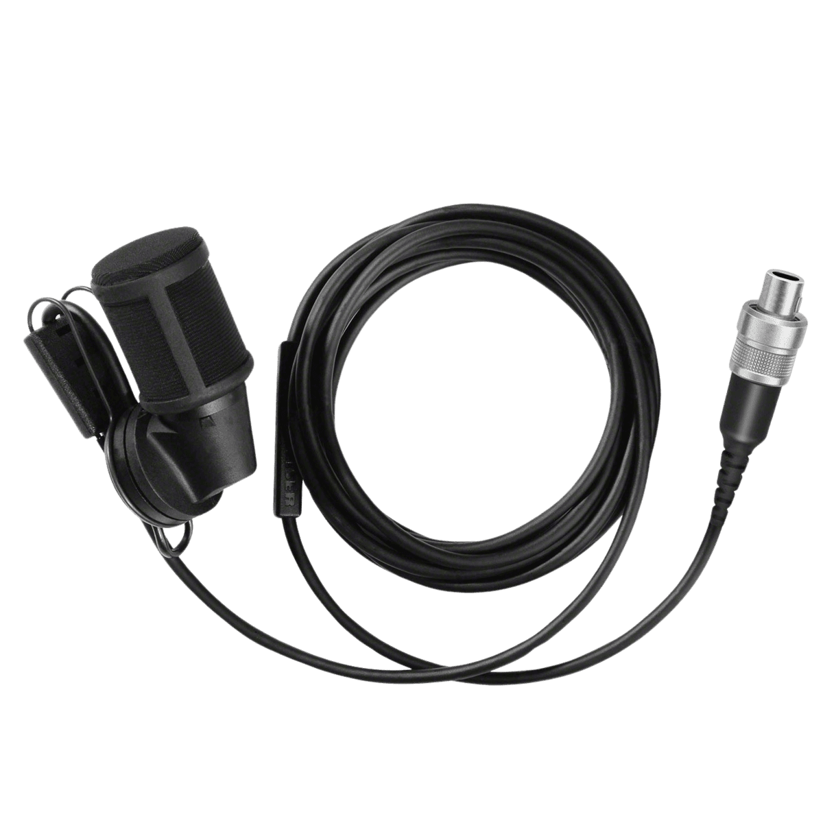 Sennheiser MKE 40 cardioid clip-on microphone. Manufacturer MKE 40 family image published on the 3-pin variant page; this listing is the EW-connector version, which differs only in the connector.