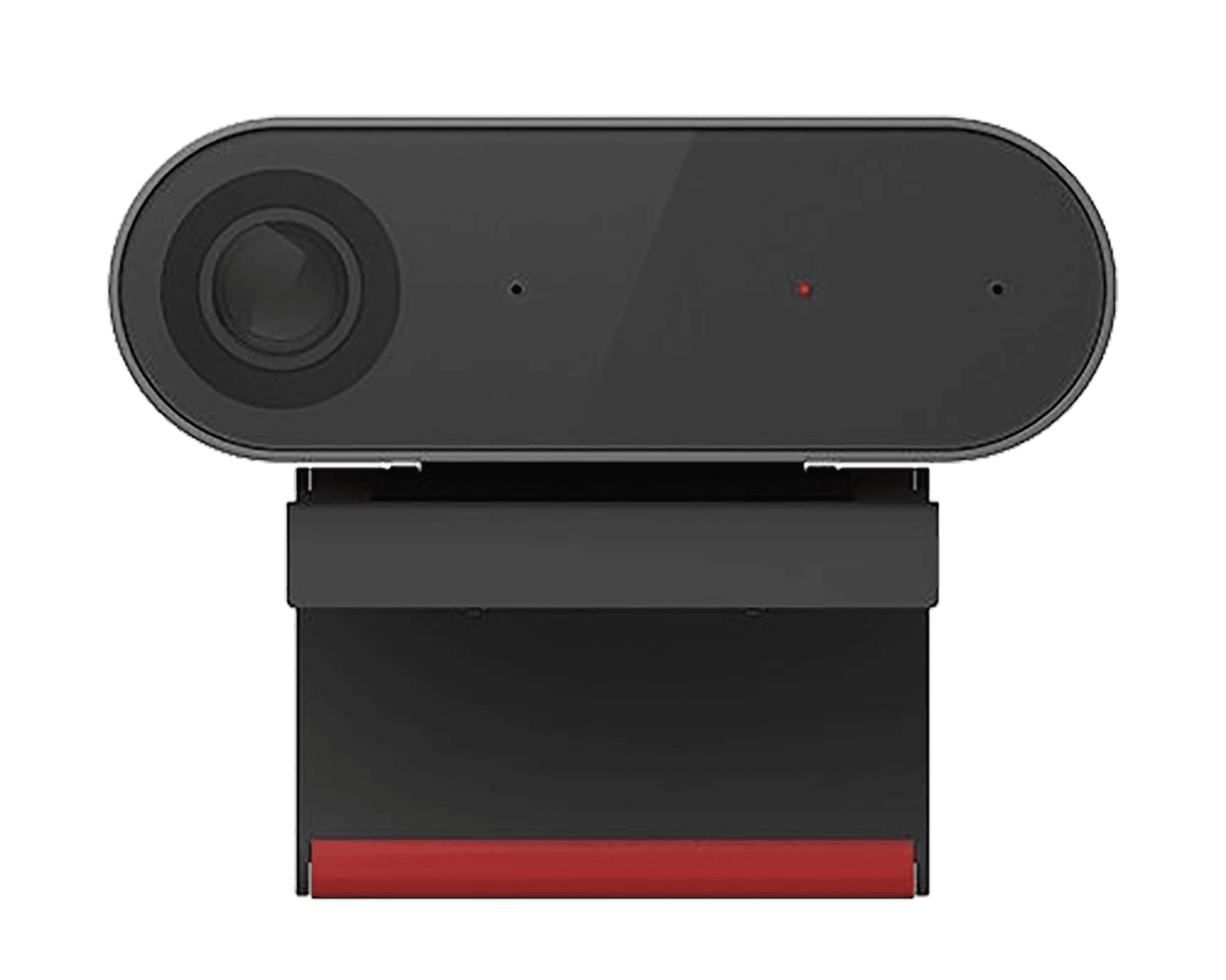 Lenovo ThinkSmart Cam, official Lenovo product image of the black conference camera on its mounting bracket