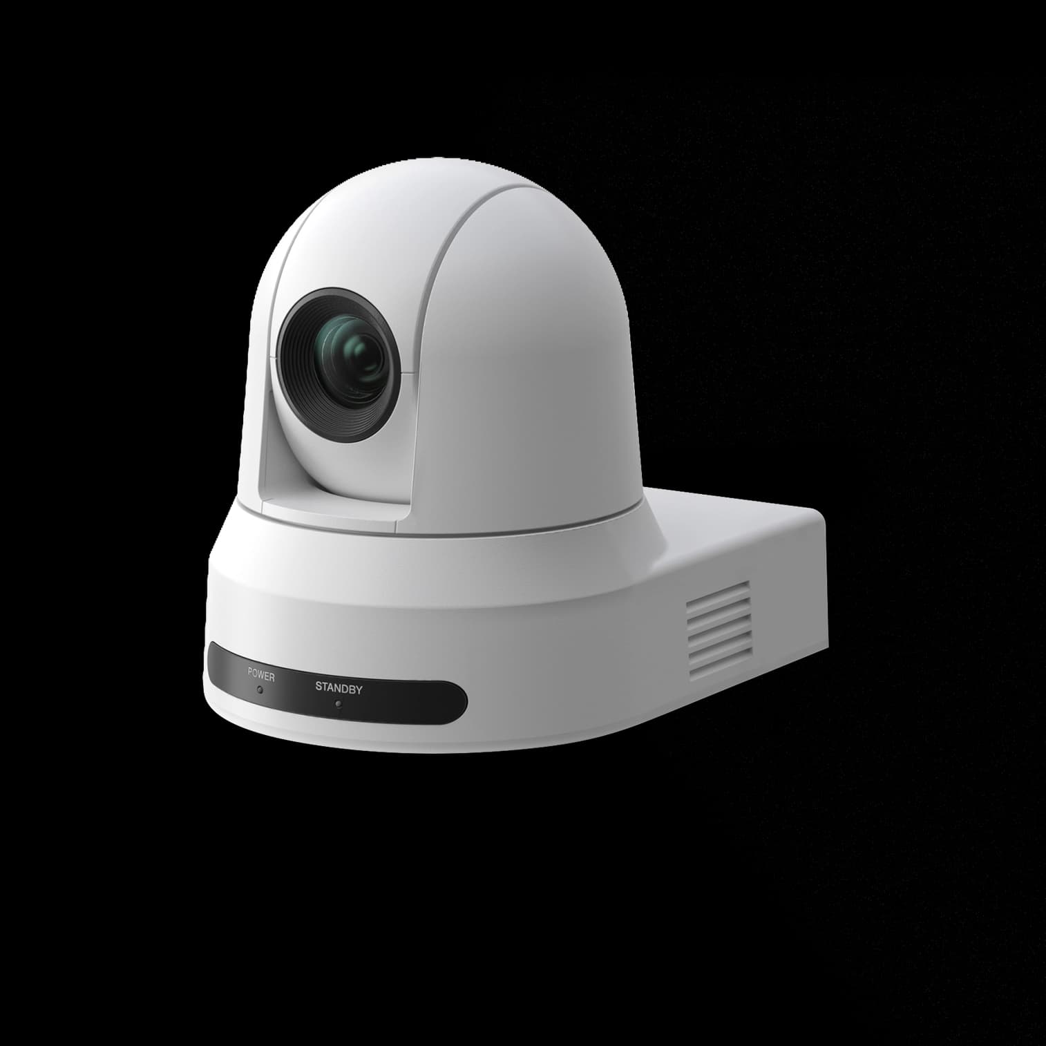 Cisco PTZ 4K Camera, front view.