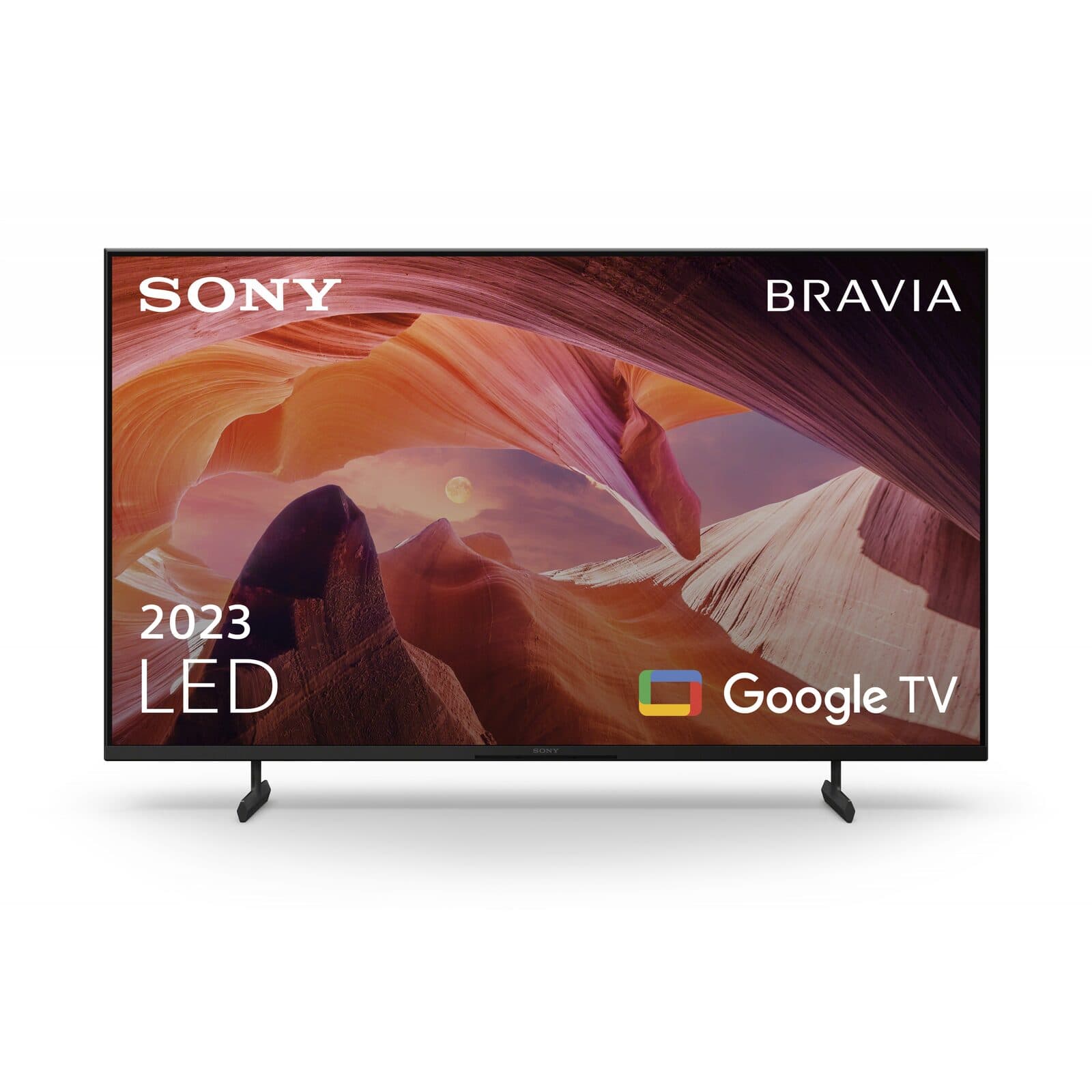 Sony FWD-50X80L 50-inch BRAVIA X80L professional display — front view on stand.
