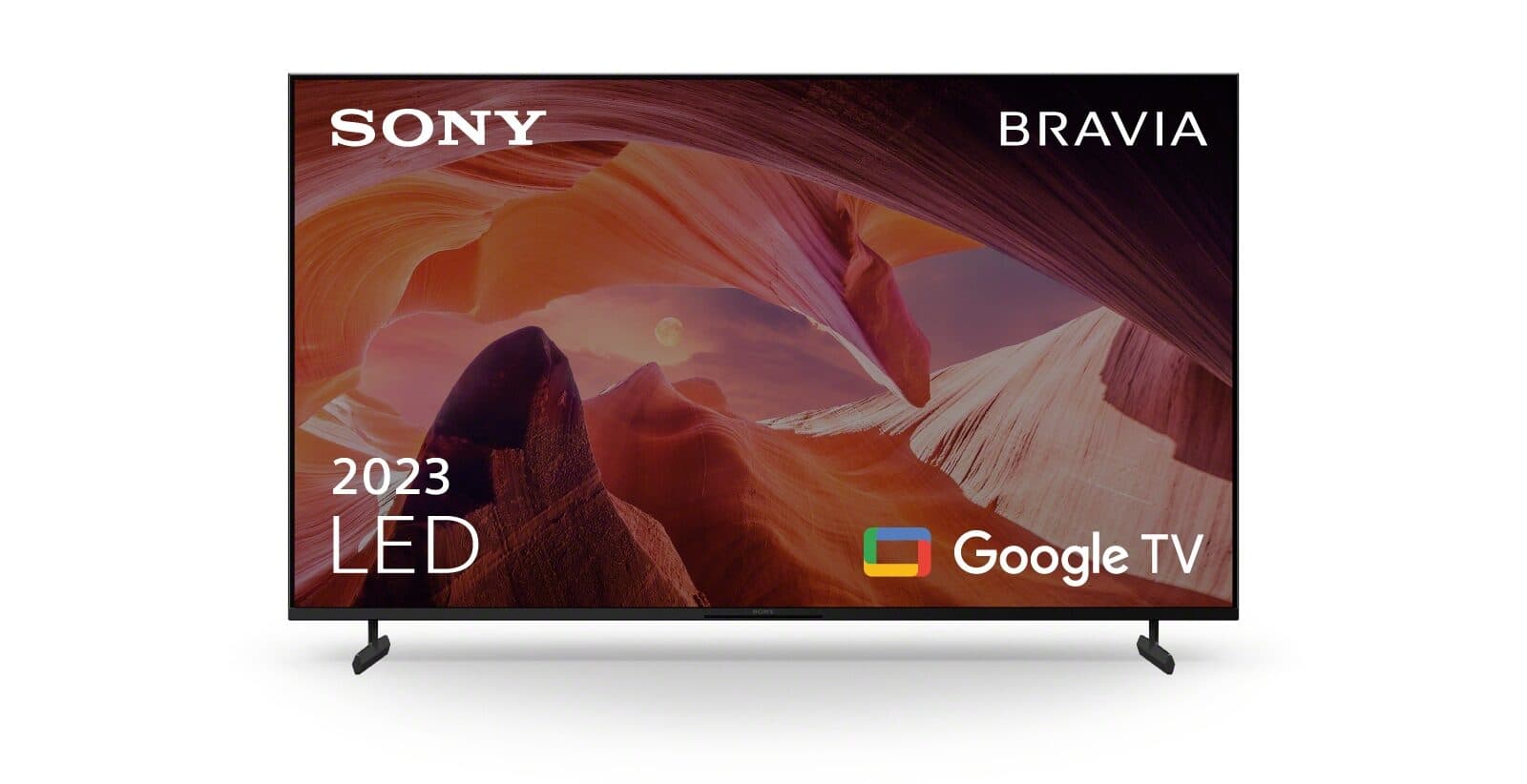Sony FWD-65X80L 65-inch BRAVIA X80L professional display — front view on stand.