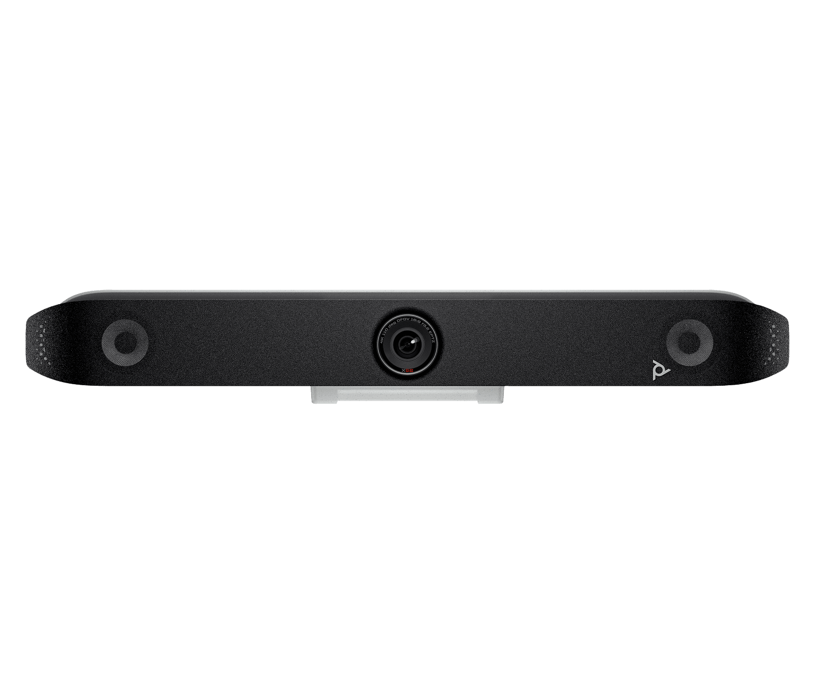 Poly Studio X52 all-in-one video bar, front view — HP publishes one Studio X52 photograph across its configurations; the mains lead and radio option that distinguish this part number are not visible.