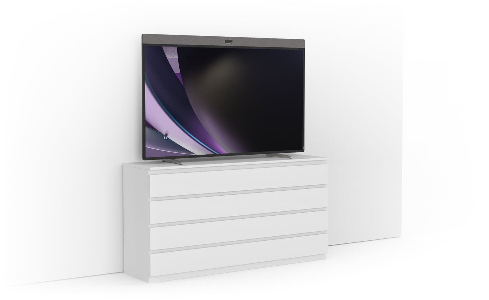 Neat Board Pro all-in-one touchscreen on its supplied table stand