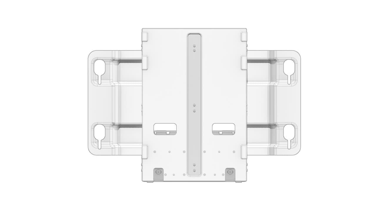 Neat Board 50 Adaptive Mount, showing the adapter plate and wall plate assembly - the Board itself is not included