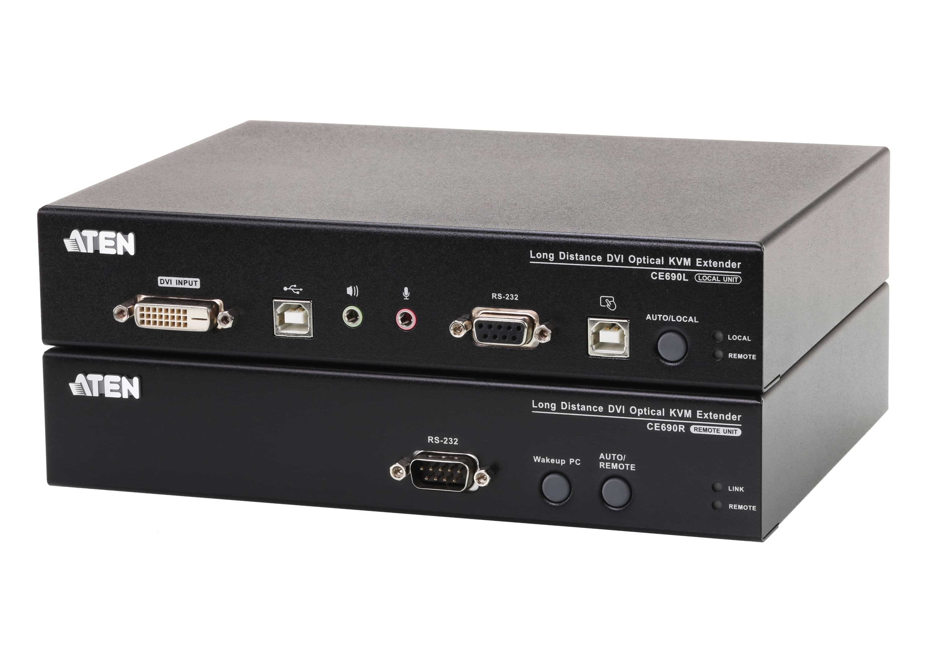 ATEN CE690 USB DVI Optical KVM Extender (1920 x 1200@20km) — product photo from ATEN