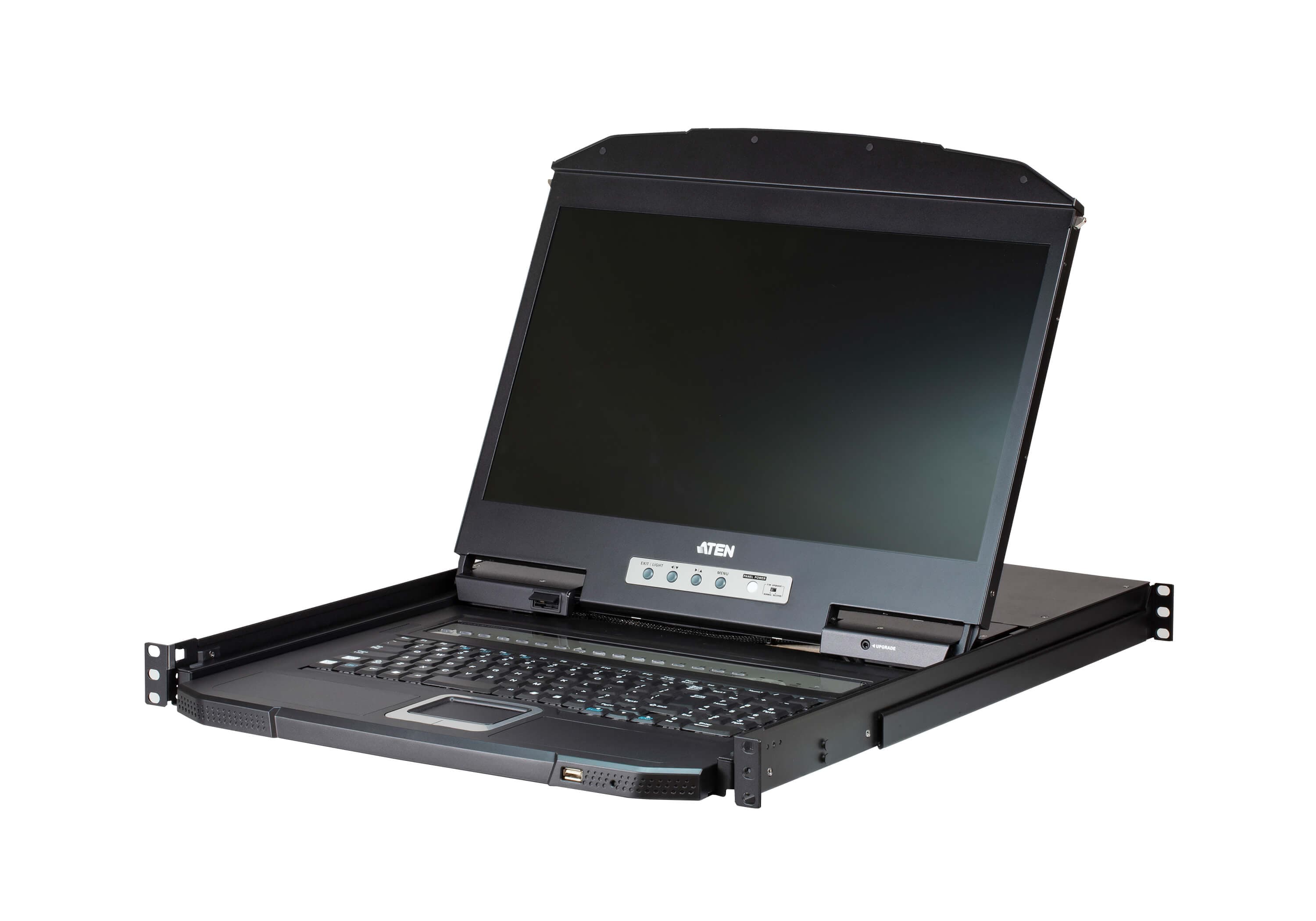 ATEN CL3108NX 8-Port PS/2-USB VGA Single Rail WideScreen LCD KVM Switch — product photo from ATEN