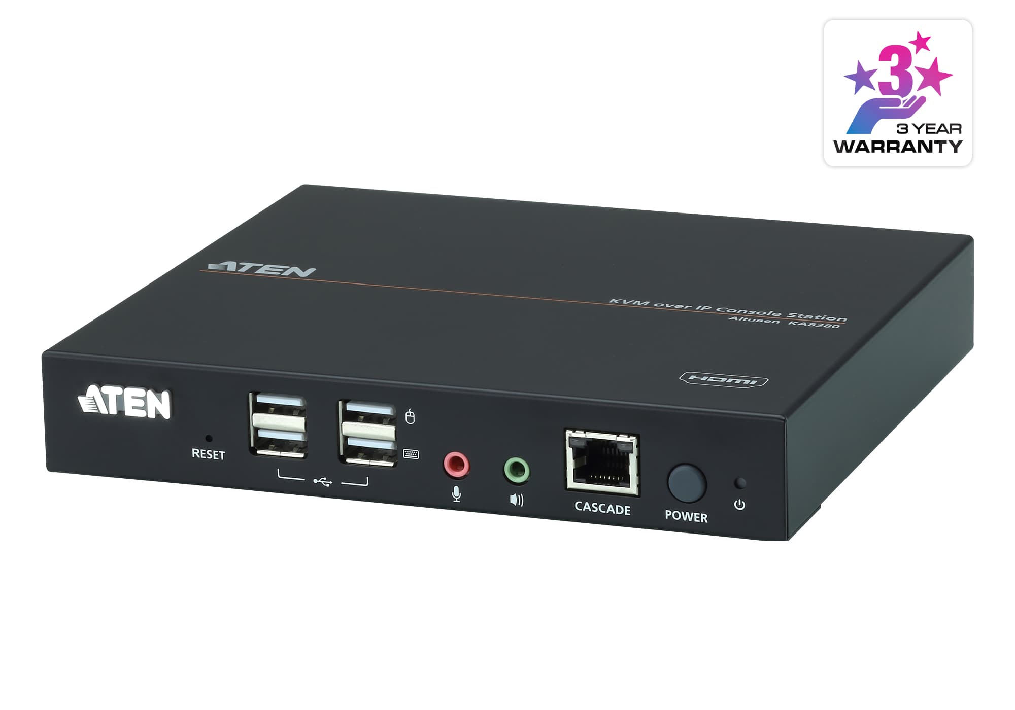 ATEN KA8280 HDMI KVM over IP Console Station — product photo from ATEN