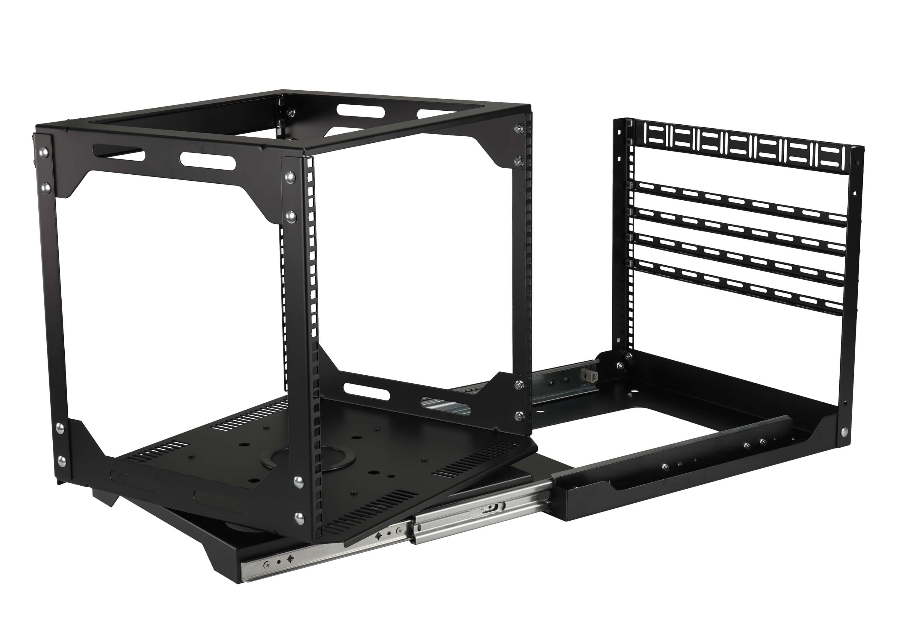 ATEN RC2202 15U 19-inch rack — three-quarter product view. Series image shared across the family with the RC2200, RC2201; the RC2202 is the 15U, 570 mm deep version.