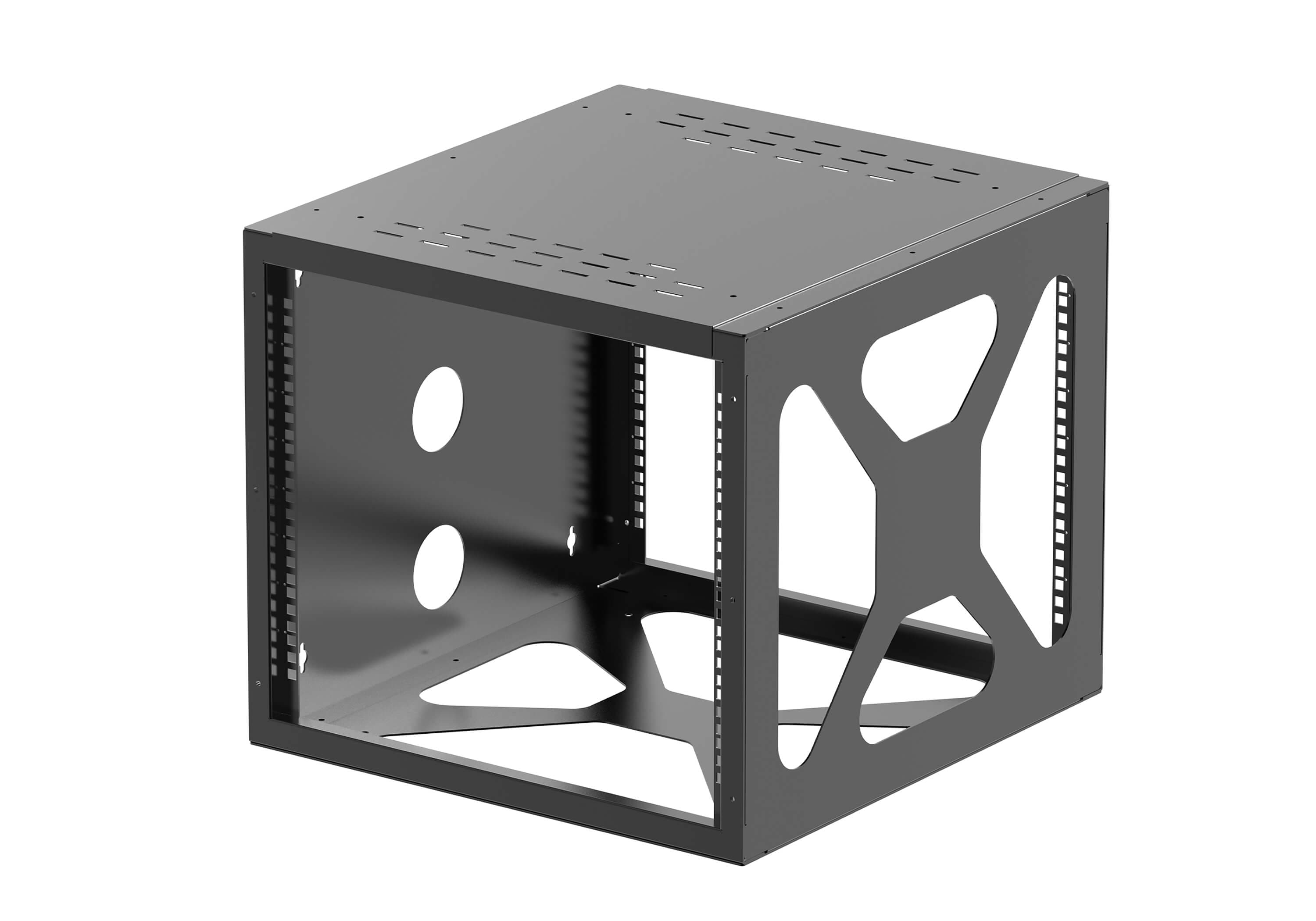 ATEN RC2600 8U 19-inch rack — three-quarter product view.