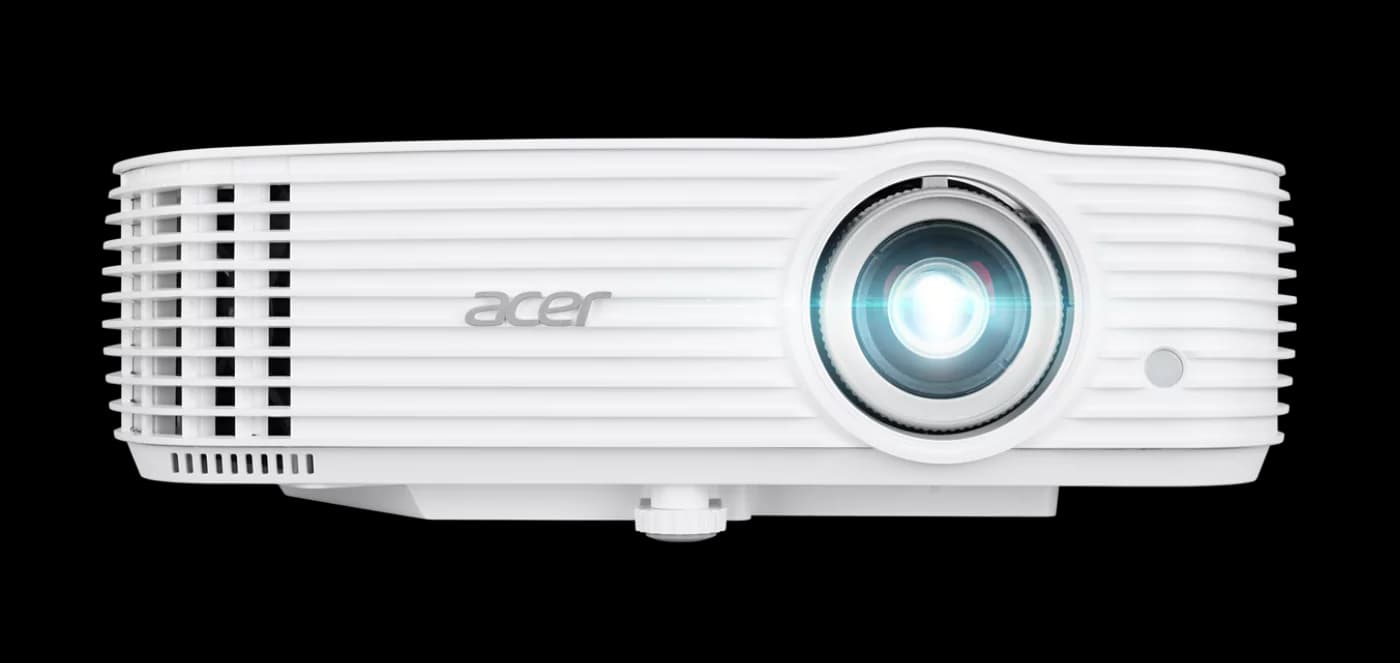 Acer P1557Ki projector, side view