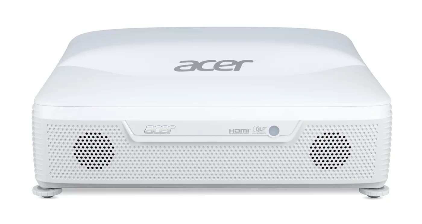 Acer UL5630 ultra short throw laser projector, front three-quarter view