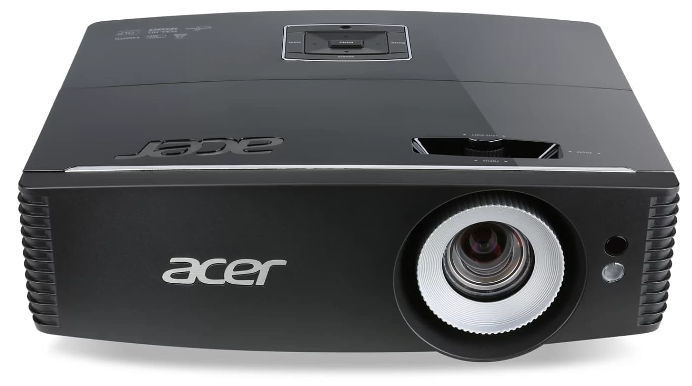 Acer P6500 Full HD meeting room projector, front three-quarter view (Acer P6500/P6600 chassis image)