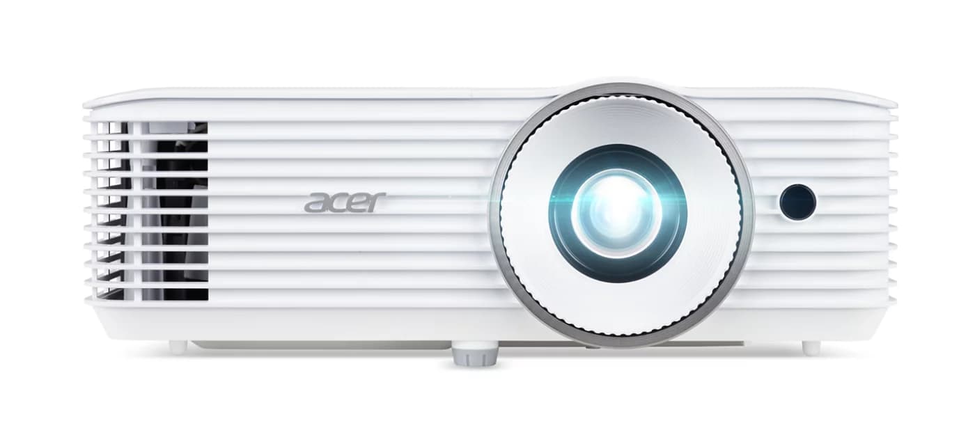 Acer H6523BDP Full HD home cinema projector, front three-quarter view (Acer H6522BD/V6510 chassis image)