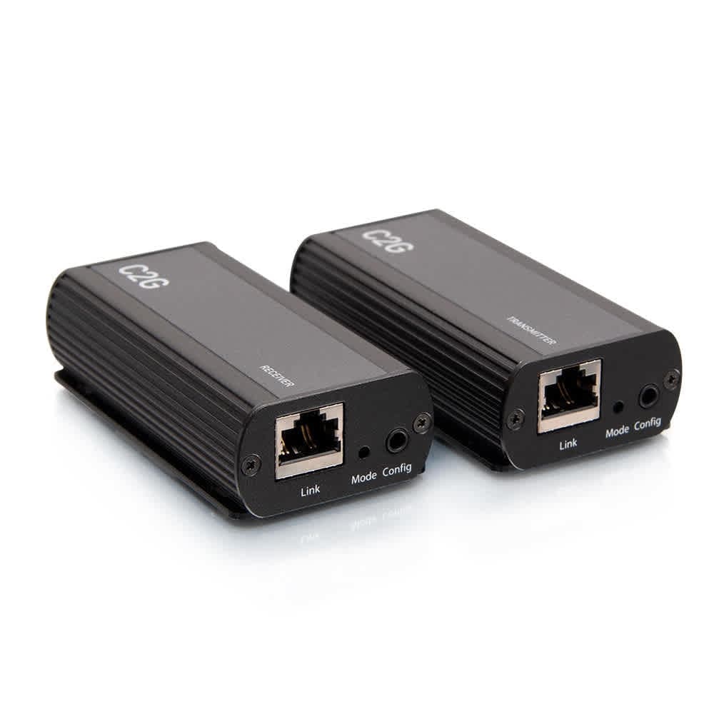 C2G 1-Port USB-C Extender Transmitter to Receiver Kit - USB 3.2 Gen 1 (5Gbps) — manufacturer product image.